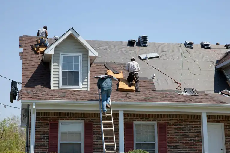 A home exterior with freshly installed siding